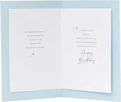 Dad Birthday Card Gift Card with Sentimental Verse