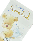 Teddy & Trophy Father's Day Card For Grandad
