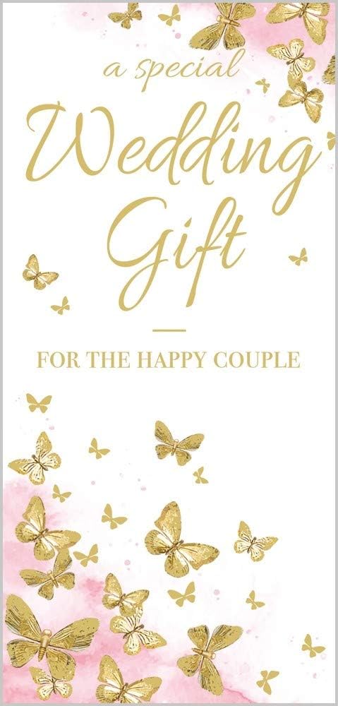Gold Butterflies Beautiful Gold Foil Finish Money Wallet