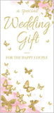 Gold Butterflies Beautiful Gold Foil Finish Money Wallet