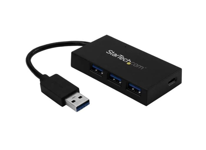 StarTech.com 4 Port USB 3.0 Hub 3x USB A and 1x USB C