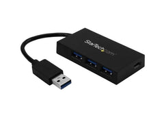 StarTech.com 4 Port USB 3.0 Hub 3x USB A and 1x USB C