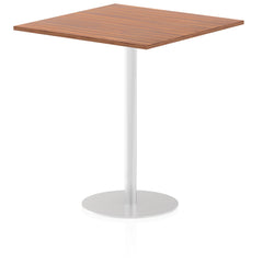 Dynamic Italia 1000mm Poseur Square Table Walnut Top 1145mm High Leg ITL0359 DD