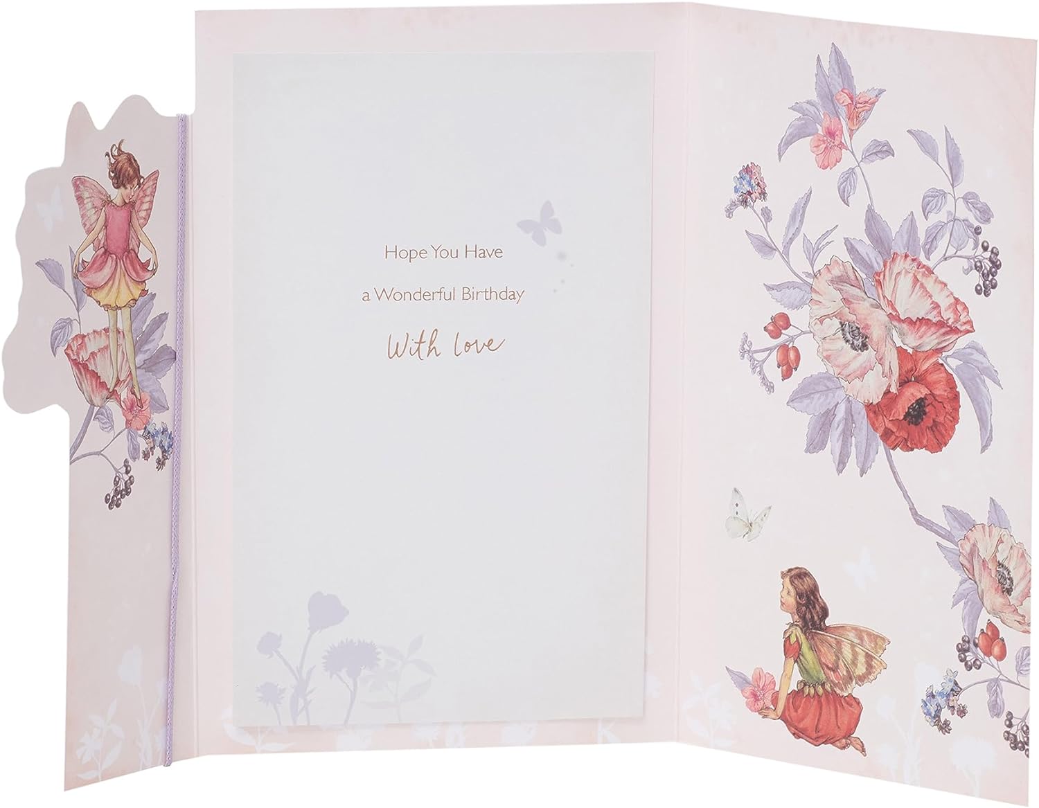 Floral Fairy Design Mum Birthday Card