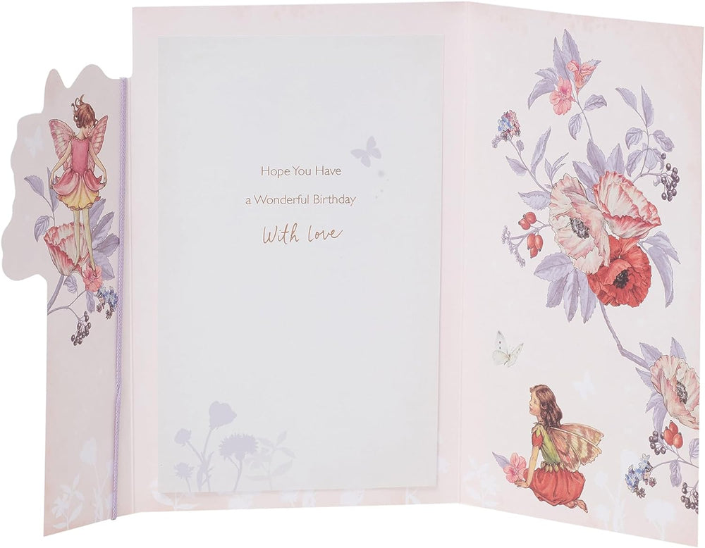 Floral Fairy Design Mum Birthday Card