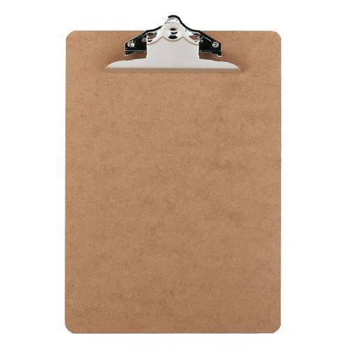 ValueX Hardboard Clipboard A4 Portrait Brown - 881800