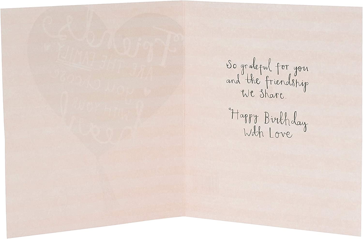 Lovely Friend Birthday Card Friends are The Family You Choose