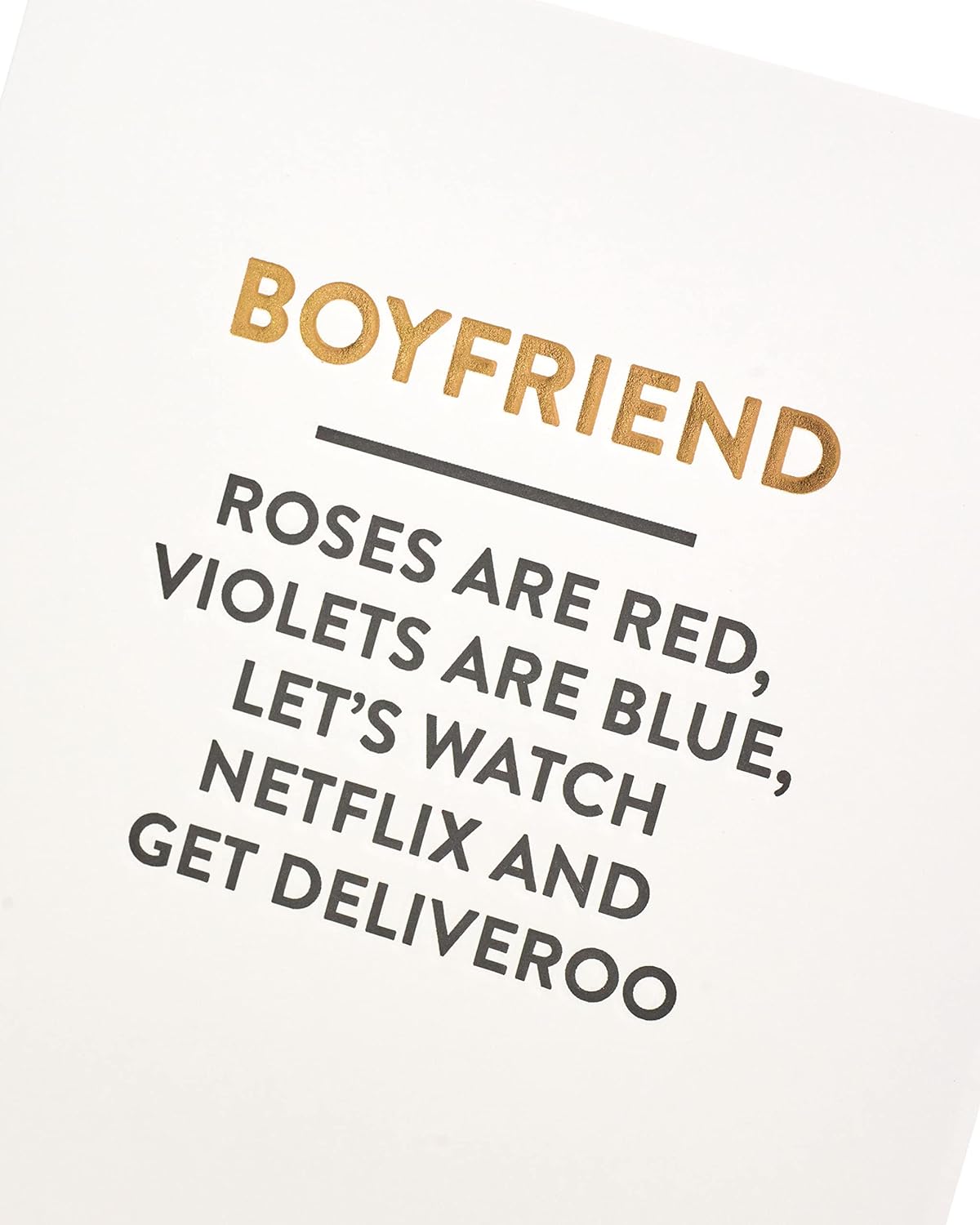 Birthday Card for Boyfriend - Funny Design