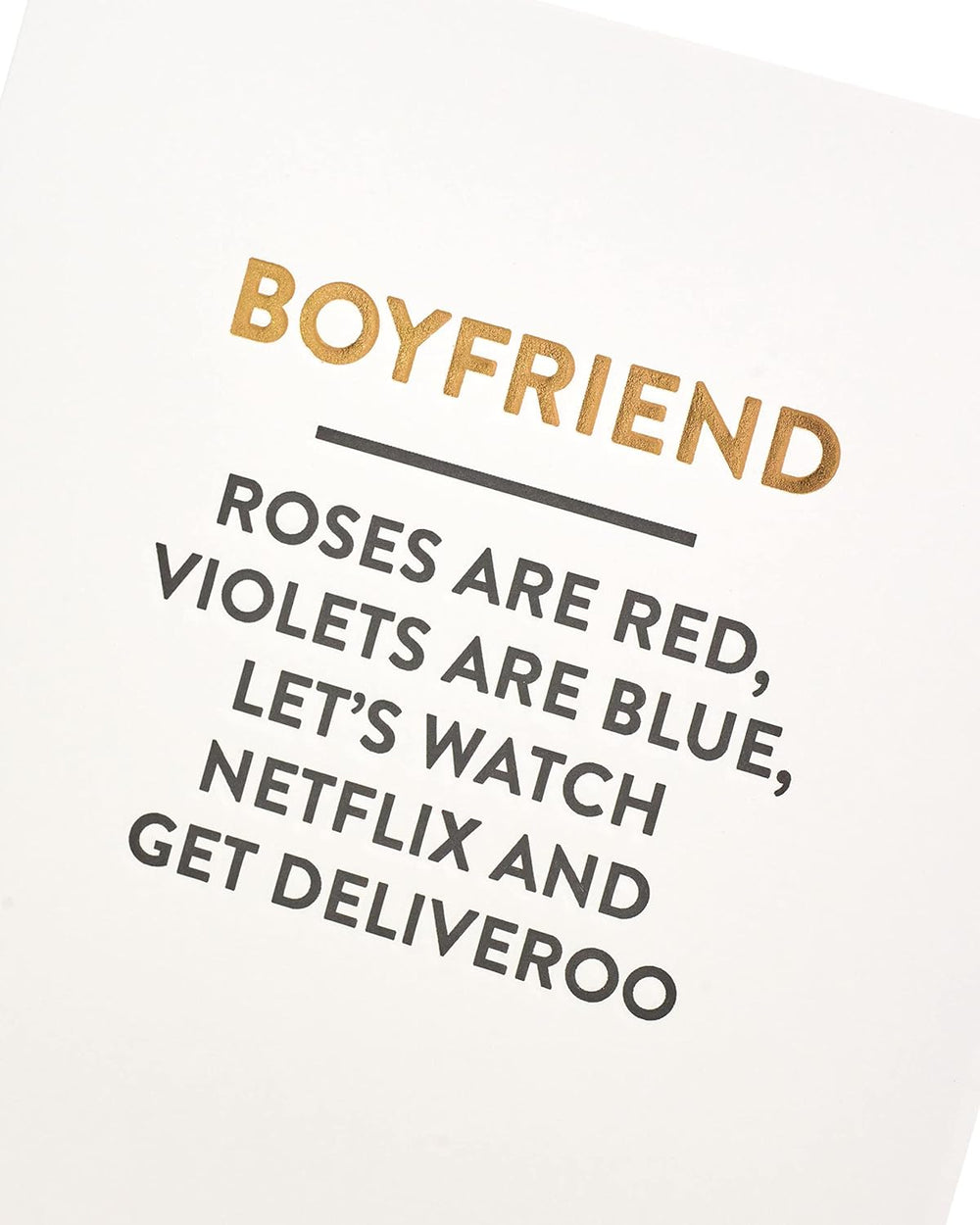 Birthday Card for Boyfriend - Funny Design