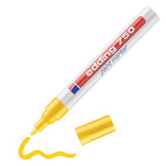 edding 750 Paint Marker Bullet Tip 2-4mm Line Yellow (Pack 10) - 4-750005