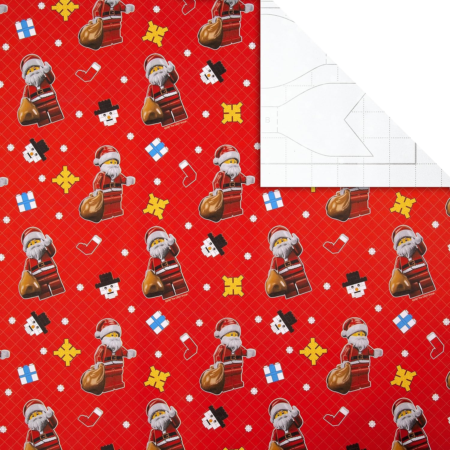 Christmas Lego Wrapping Paper Multipack – 3 Rolls, 4M Each