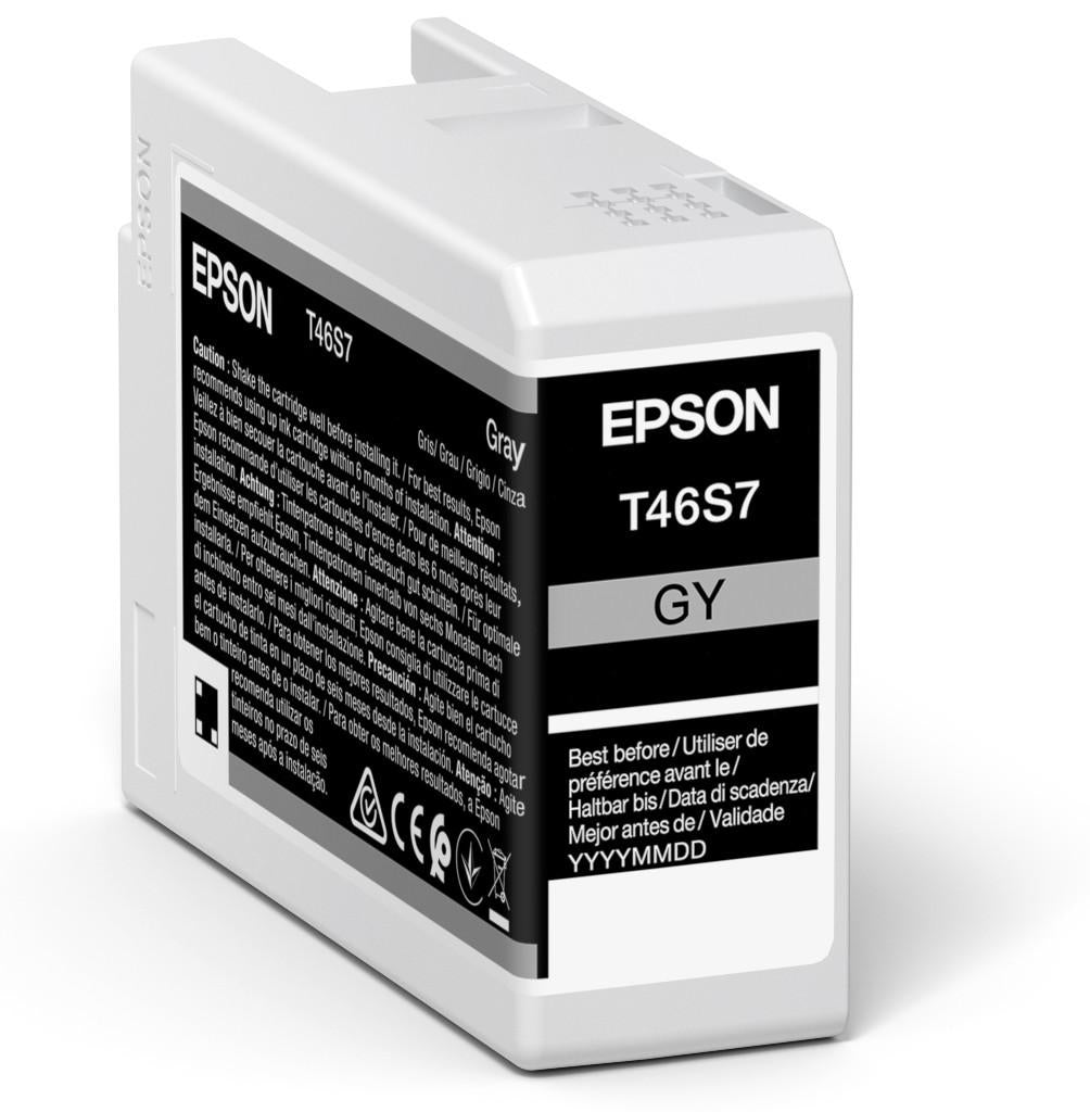 Epson GRAY T46S7 PRO10 INK CART 25ML