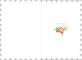 Floral Friendship Card – Friends Are Flowers in the Garden of Life
