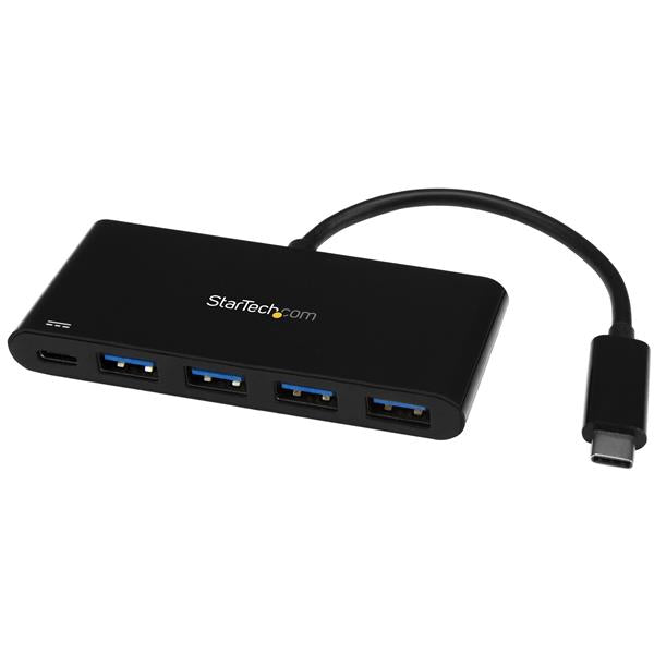 StarTech.com 4 Port USB C Hub with PD C to A USB 3.0
