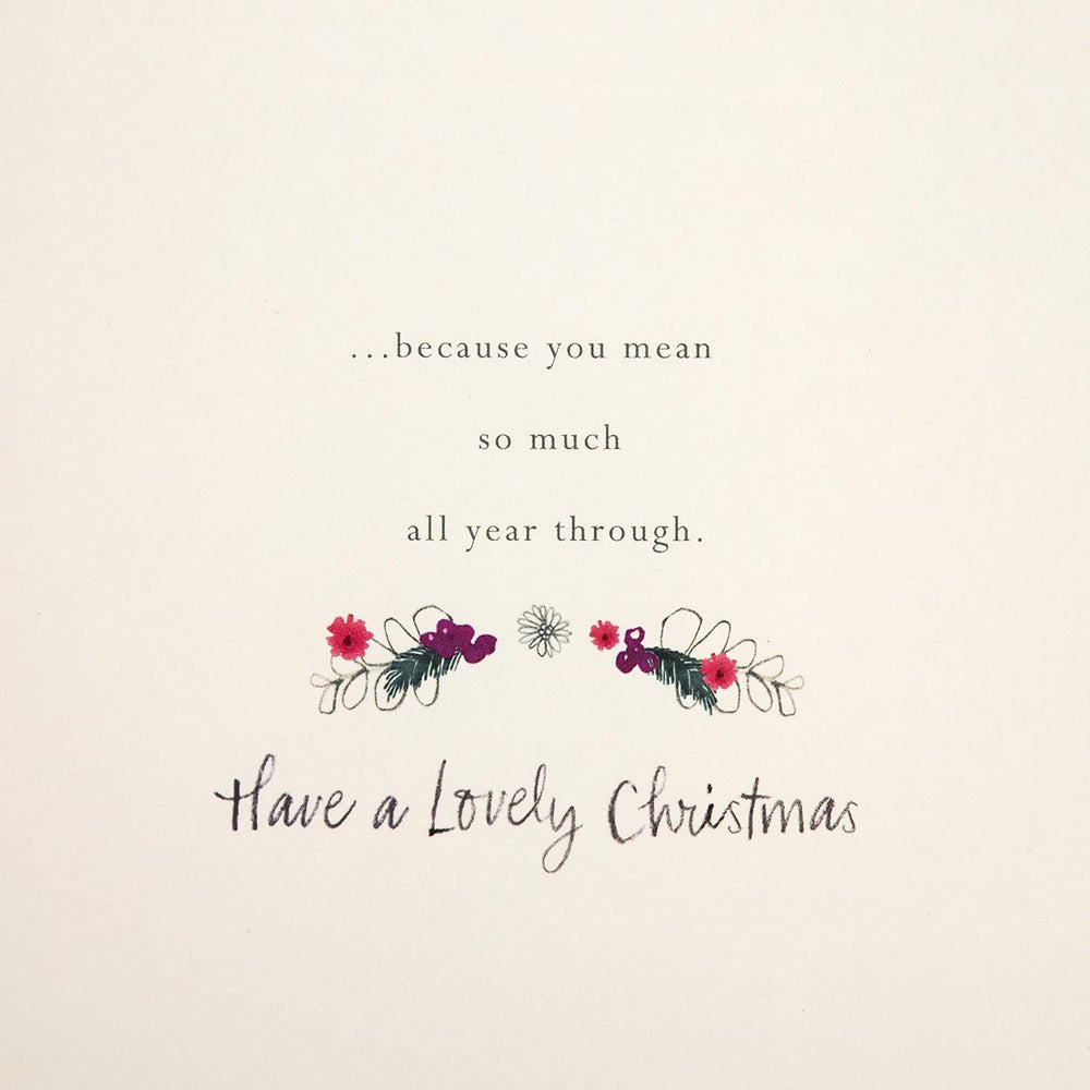 Christmas Card for Sister – Heartfelt Festive Design