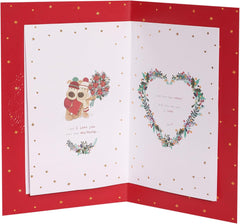 Boofle Christmas Card for Girlfriend - Cute Design