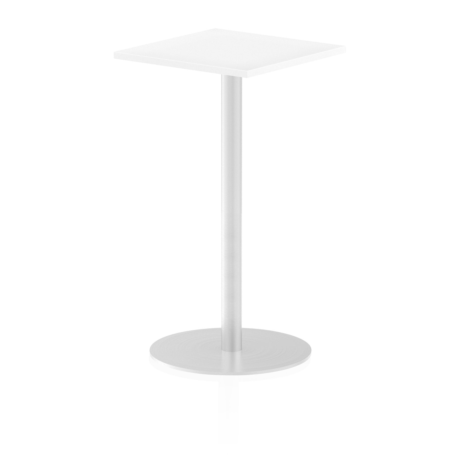 Dynamic Italia 600mm Poseur Square Table White Top 1145mm High Leg ITL0222 DD