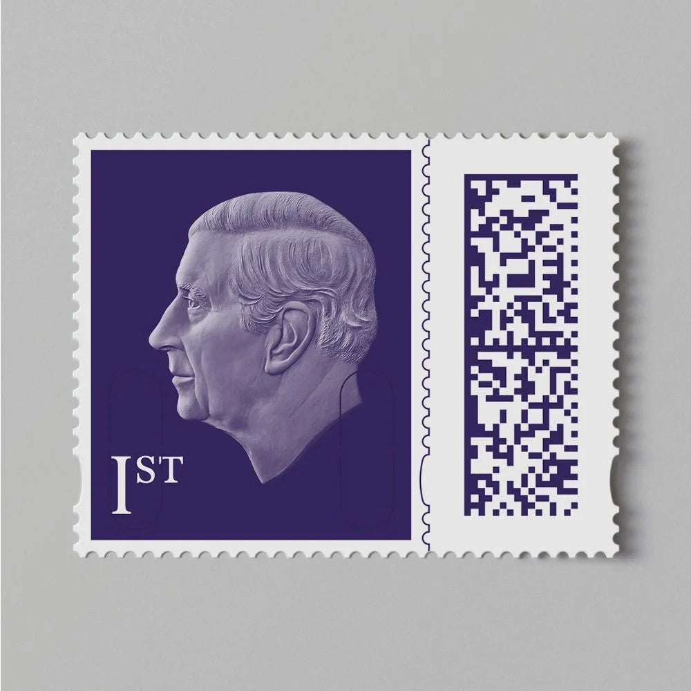 Royal Mail 1st Class Stamp Book – Pack of 8 Self-Adhesive Stamps for UK Priority Mail