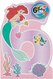 Disney Ariel 6th Birthday Card