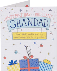 UK Greetings Birthday Card for Grandad - Sketch Design
