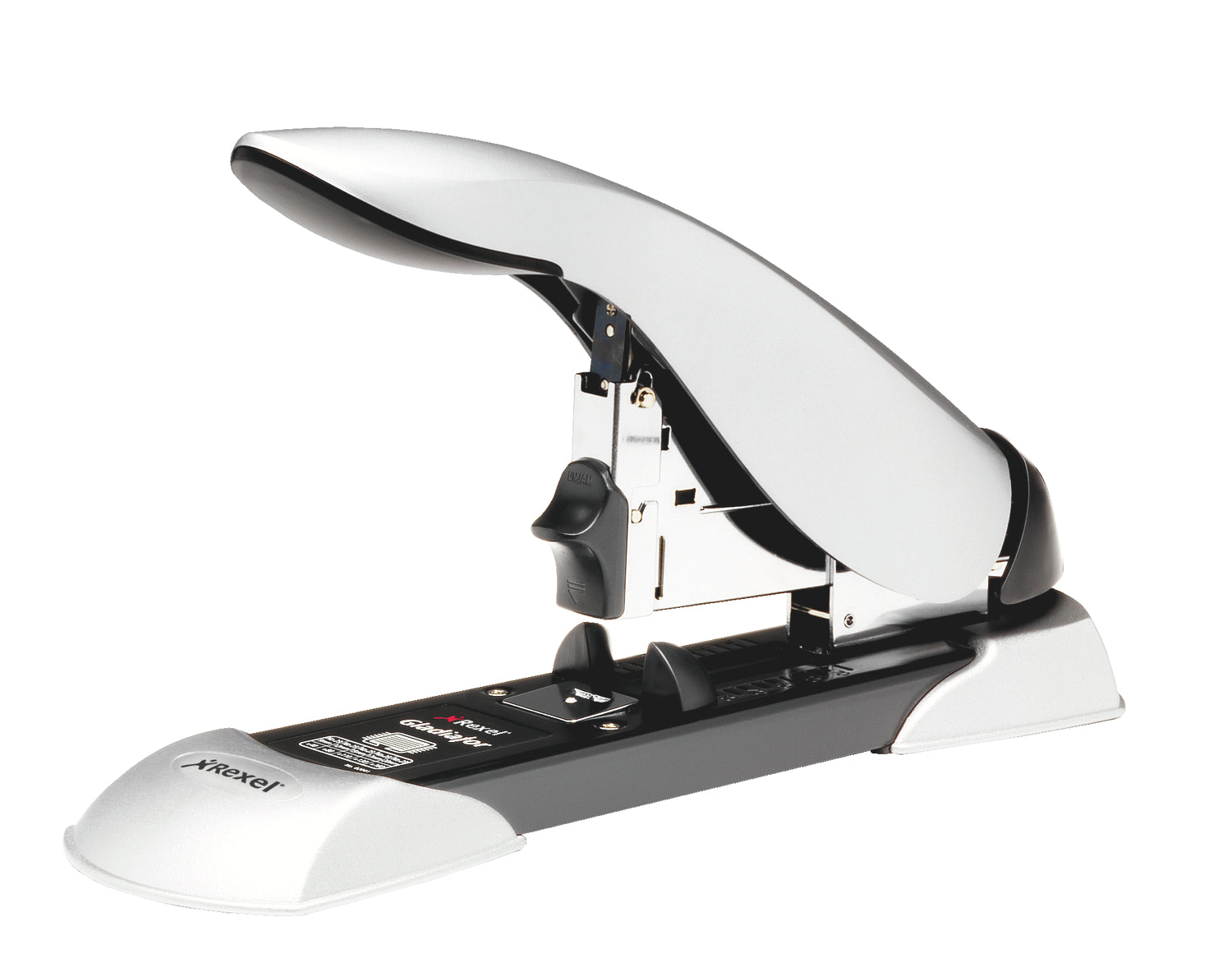 Rexel Gladiator Heavy Duty Stapler Metal 160 Sheet Silver/Black - 2100591