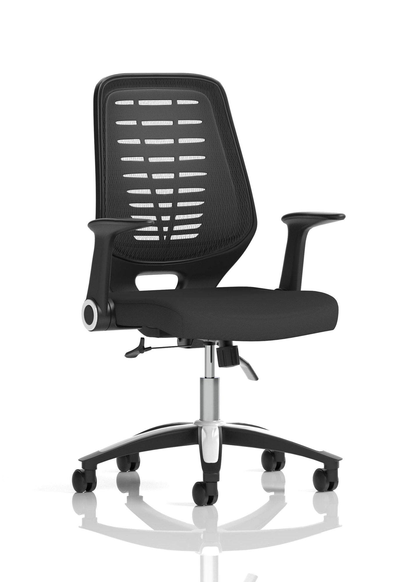 Relay Chair Airmesh Seat Black Back With Arms OP000115 DD