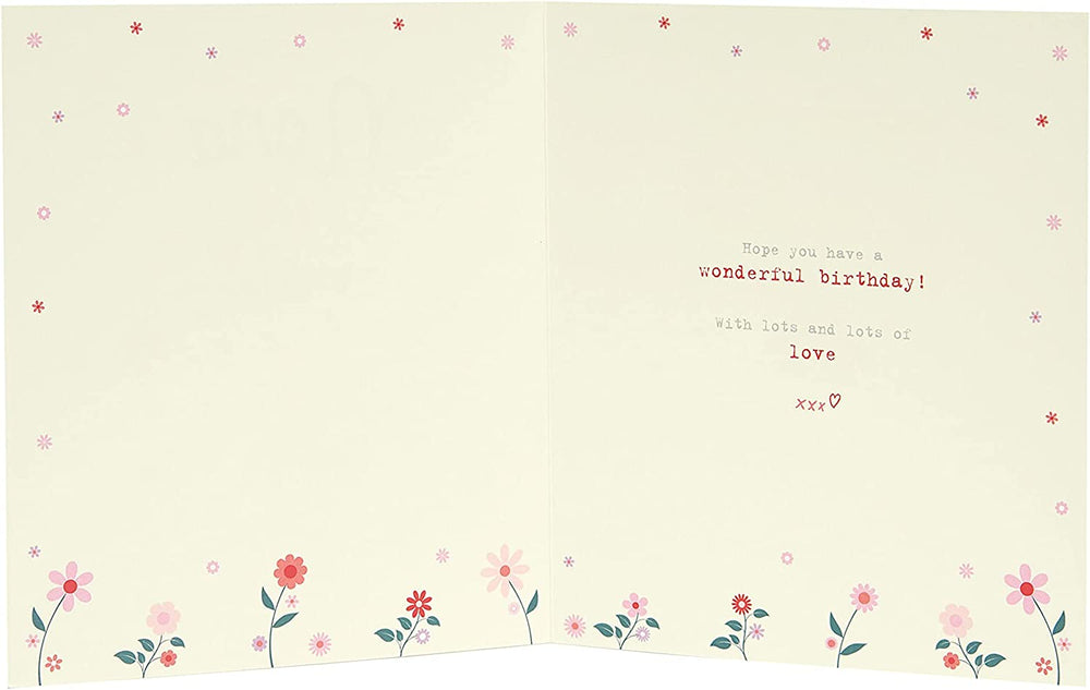 Boofle Bouquet Of Flowers Nana Birthday Card