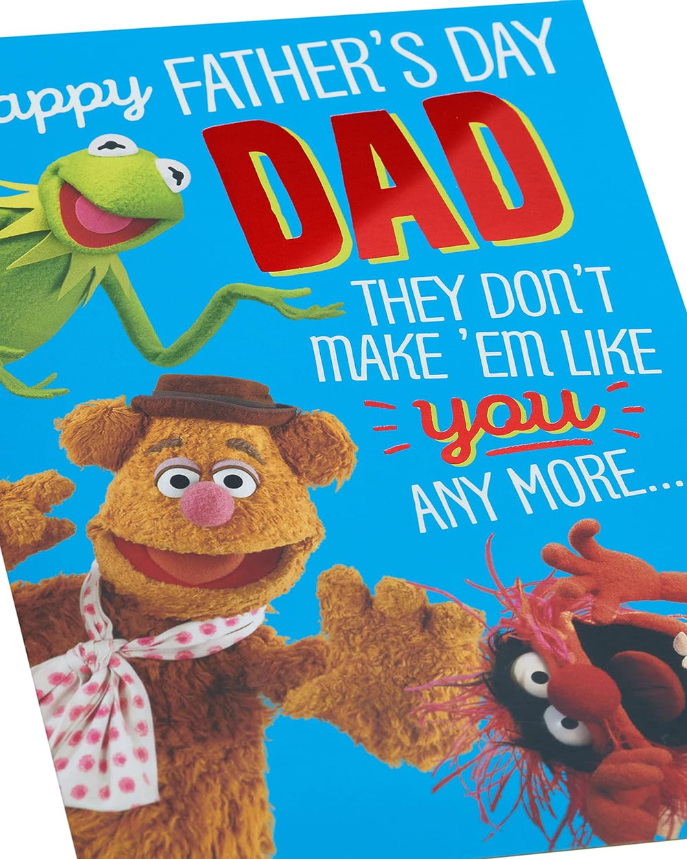 Disney The Muppets Father's Day Card For Dad With Envelope - Fun Design