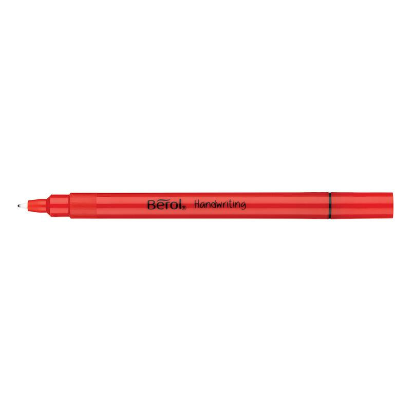 Berol Handwriting Pen 0.6MM Line Black (Pack 5) 2149169