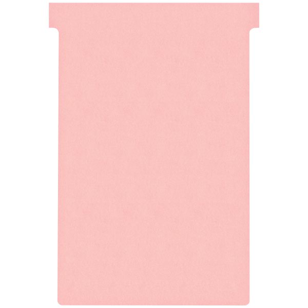 Nobo T-Cards A110 Size 4 Pink (Pack 100) 2004008