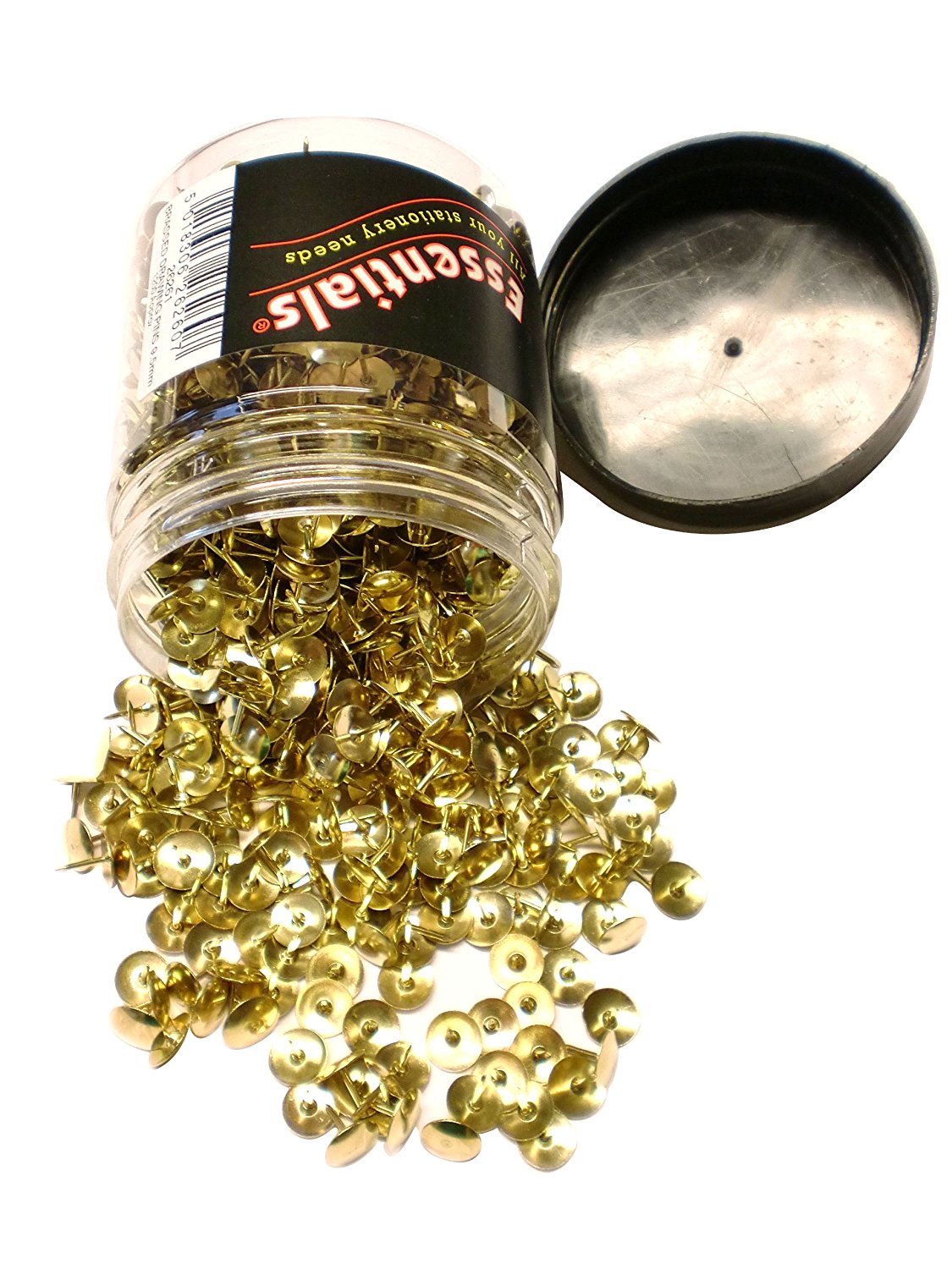 ValueX Drawing Pin 9.5mm Brass Tub (Pack 1200) - 26261