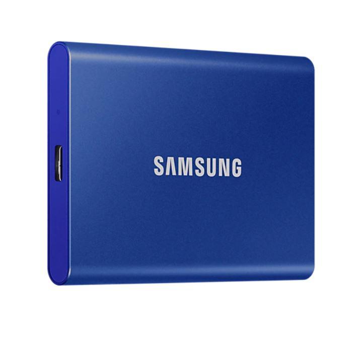 Samsung 2TB T7 USB C Portable Blue External Solid State Drive