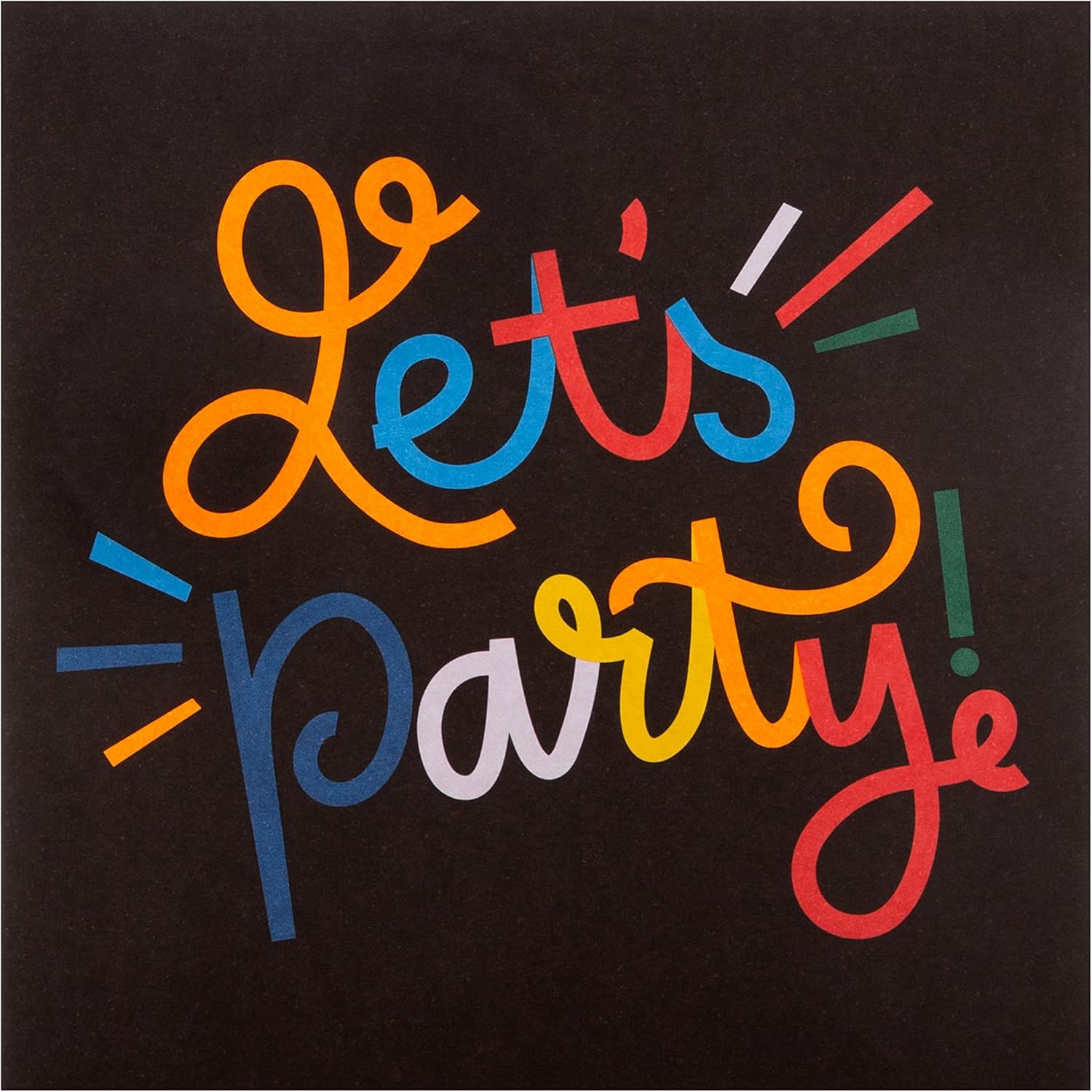 Multicoloured in 2 Vibrant Designs Pack of 10 Party Invitation Cards