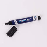 4 Black Permanent Markers Chisel Tip