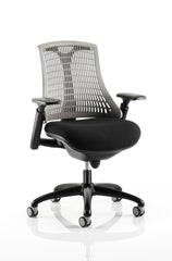 Flex Chair Black Frame With Grey Back KC0077 DD