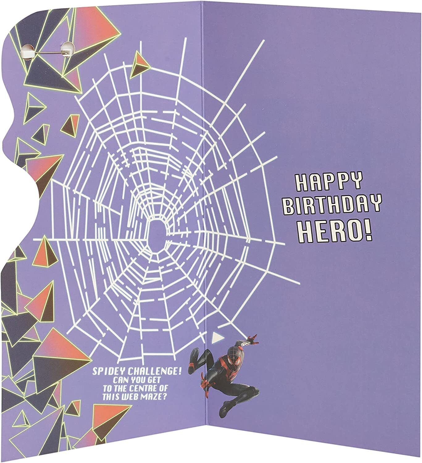 Marvel Spider Man 8th Birthday Card