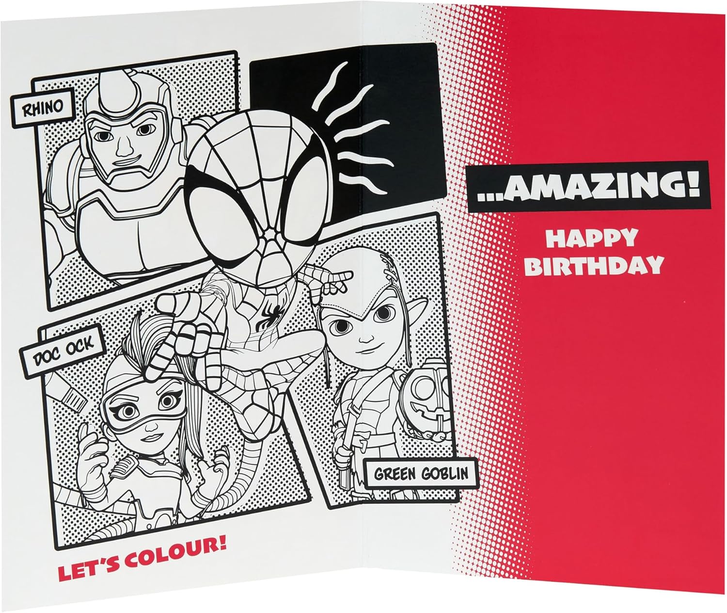 UK Greetings Marvel Spider-Man Birthday Card for Son - Cool Design