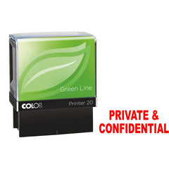 Colop PRIV & CONF Green Line Red