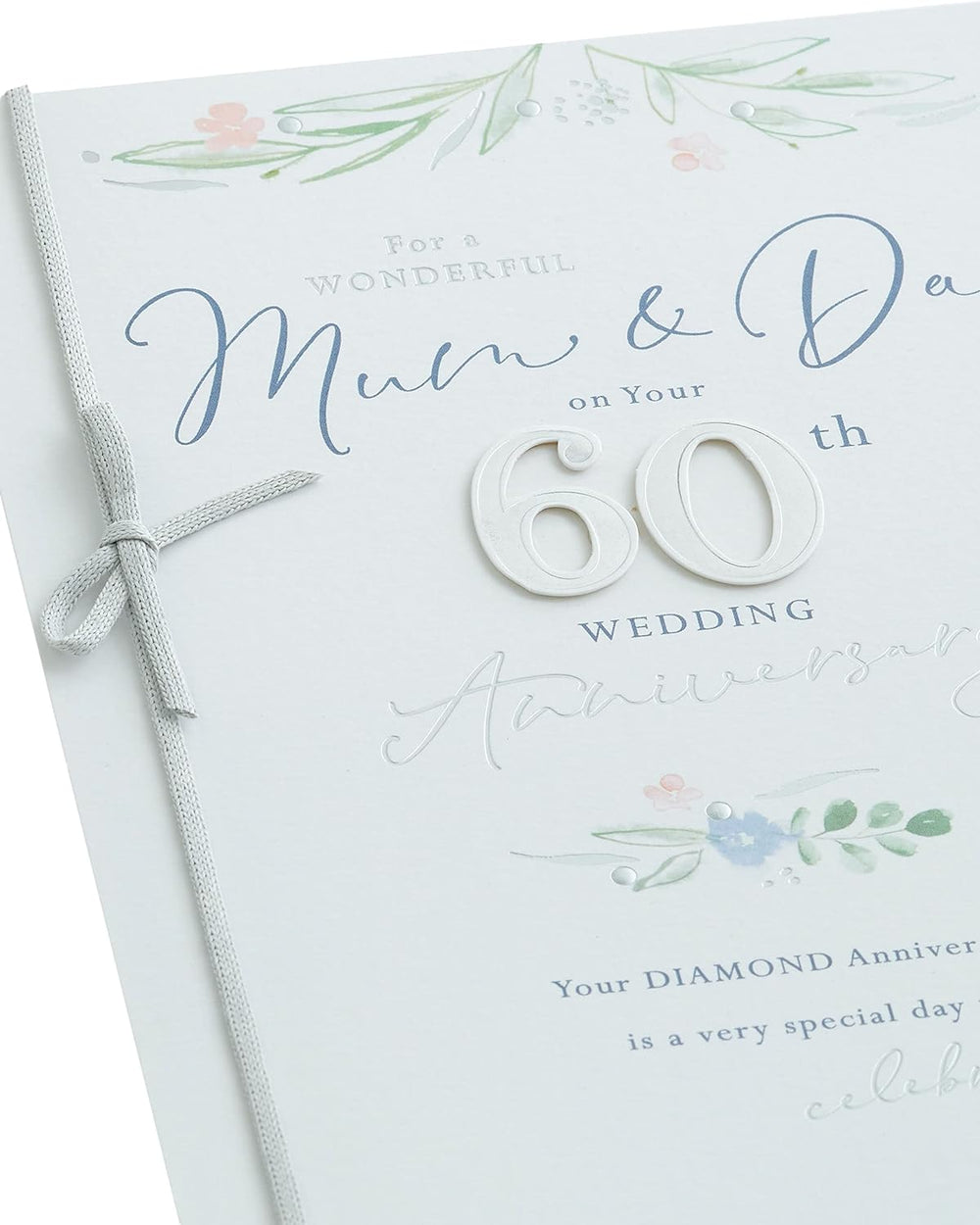Mum & Dad 60th Wedding Anniversary Card