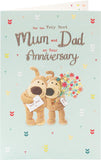 Boofle Parents Wedding Day Anniversary Card