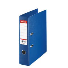Esselte No.1 Lever Arch File Polypropylene A4 75mm Spine Width Navy Blue (Pack 10) 811350