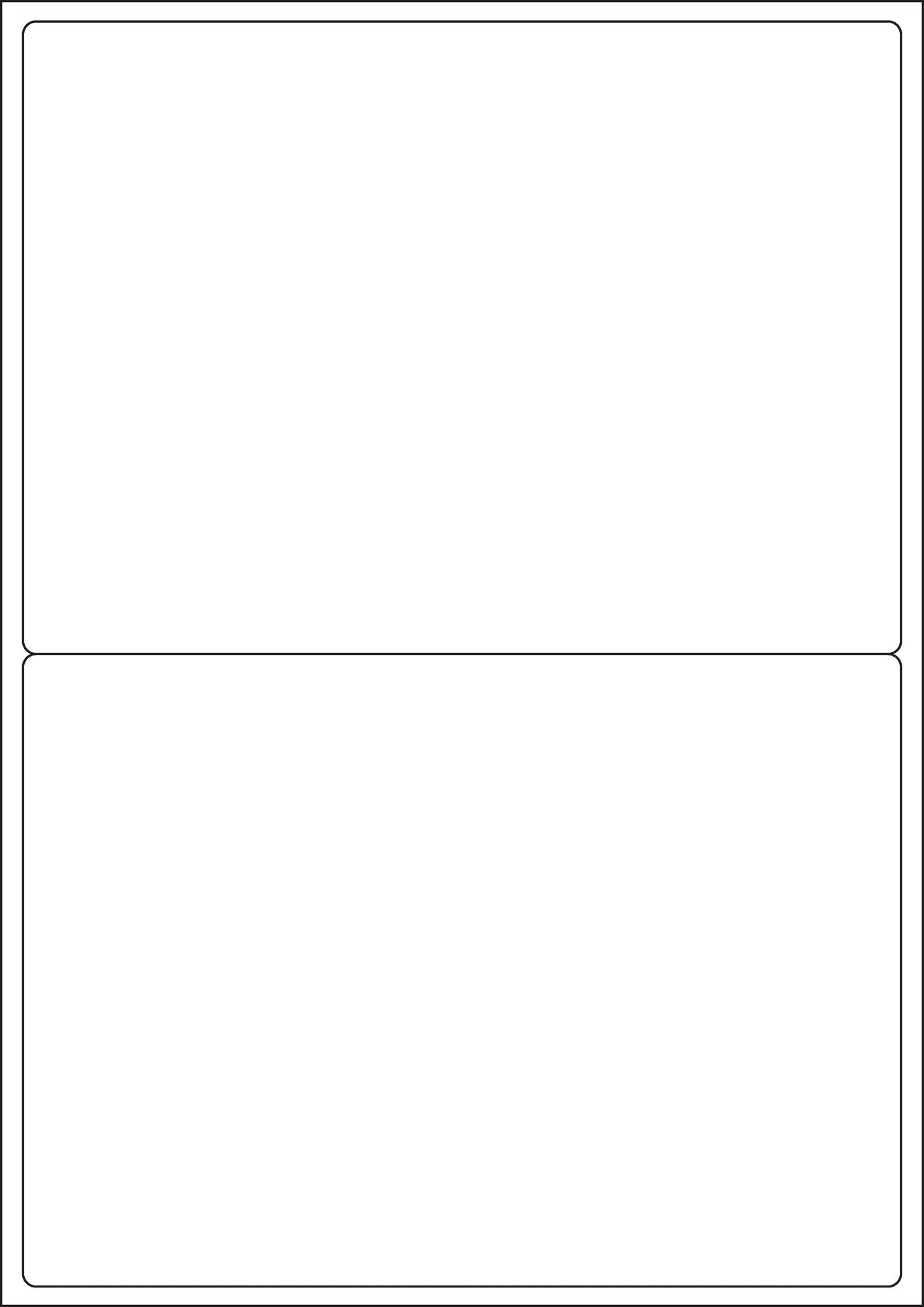 ValueX Multipurpose Label 199.6x143.5mm 2 Per A4 Sheet White (Pack 200 Labels) - 15117SM