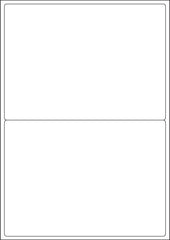 ValueX Multipurpose Label 199.6x143.5mm 2 Per A4 Sheet White (Pack 200 Labels) - 15117SM