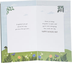 UK Greetings Father's Day Card for Him - 3D Landscape Design