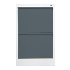 Phoenix FC Series 2 Drawer Filing Cabinet Grey Body Anthracite Drawers with Key Lock - FC1002GAK DD