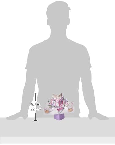 Happy 70th Birthday Pop-Up Greeting Card Original Second Nature 3D Pop Up Cards
