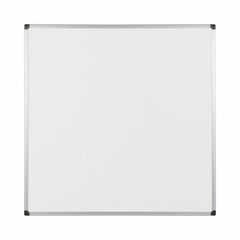 Bi-Office Maya Double Sided Magnetic Whiteboard Laquered Steel Aluminium Frame 900x900mm - MA4114750 DD