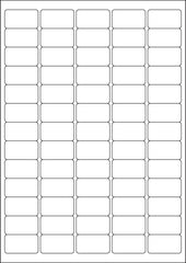 ValueX Multipurpose Label 38.1x21.2mm 65 Per A4 Sheet White (Pack 6500 Labels) - 15159SM