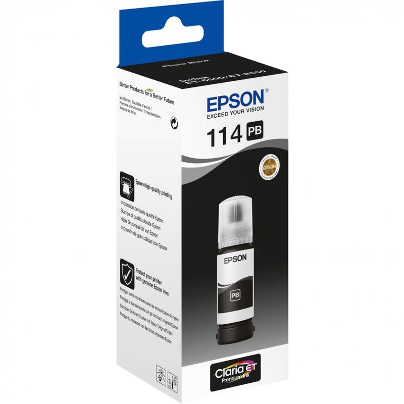 Epson 114 EcoTank Photo Bk Ink Bottle