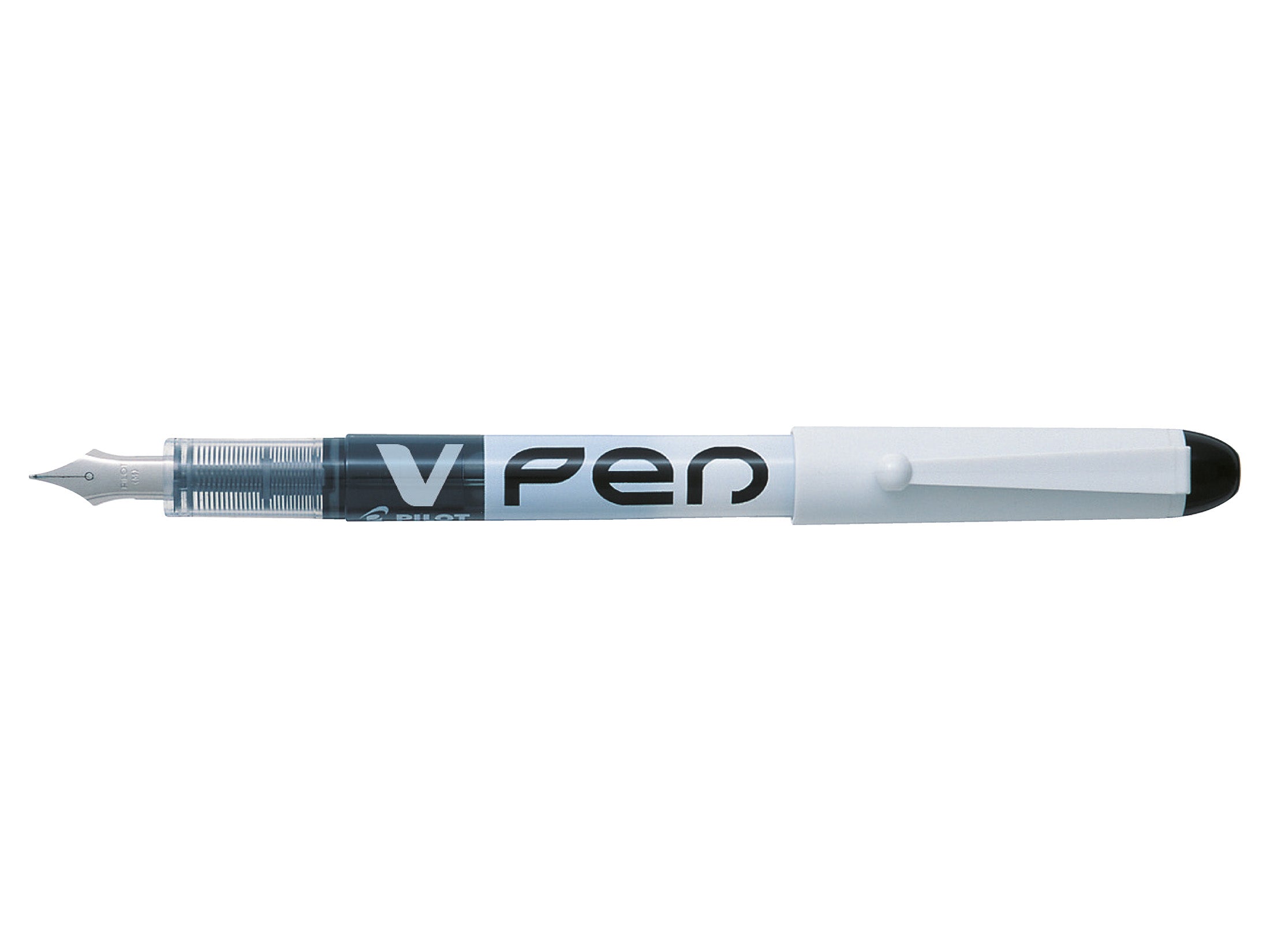 Pilot V-Pen Erasable Disposable Fountain Pen Black (Pack 12) - 631101201